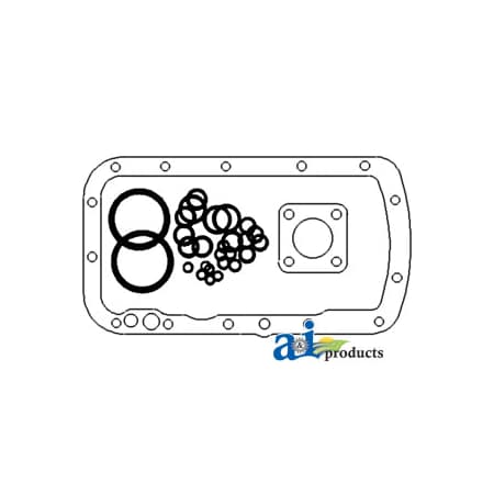 A & I Products Hydraulic Lift Cover Repair Kit 9" x16" x0.1" A-3B5564